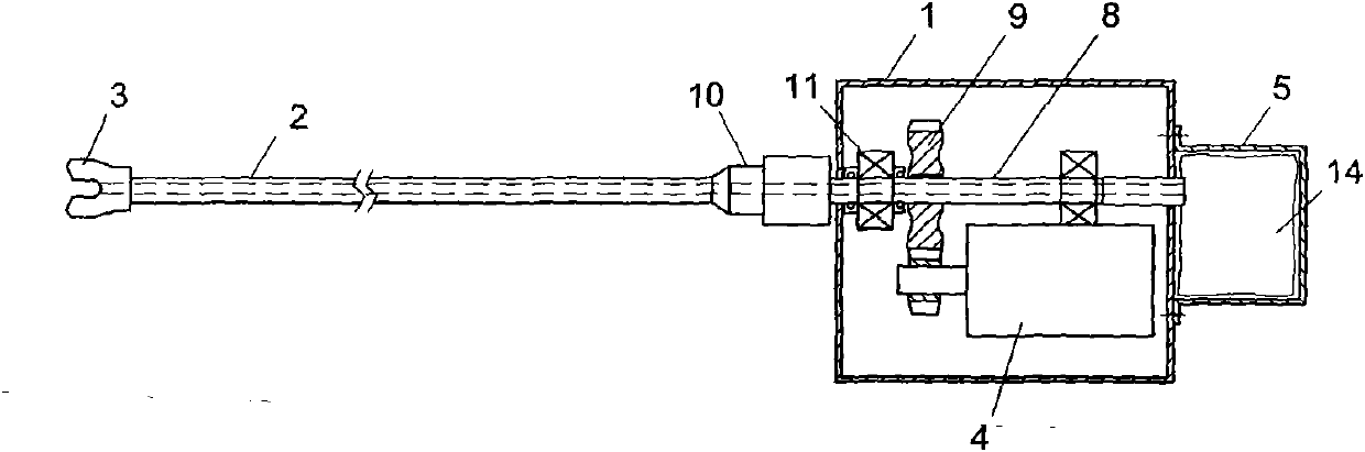 Special mining suction drill for coal mine