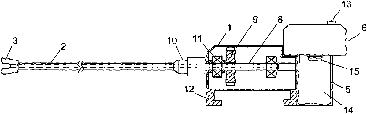 Special mining suction drill for coal mine