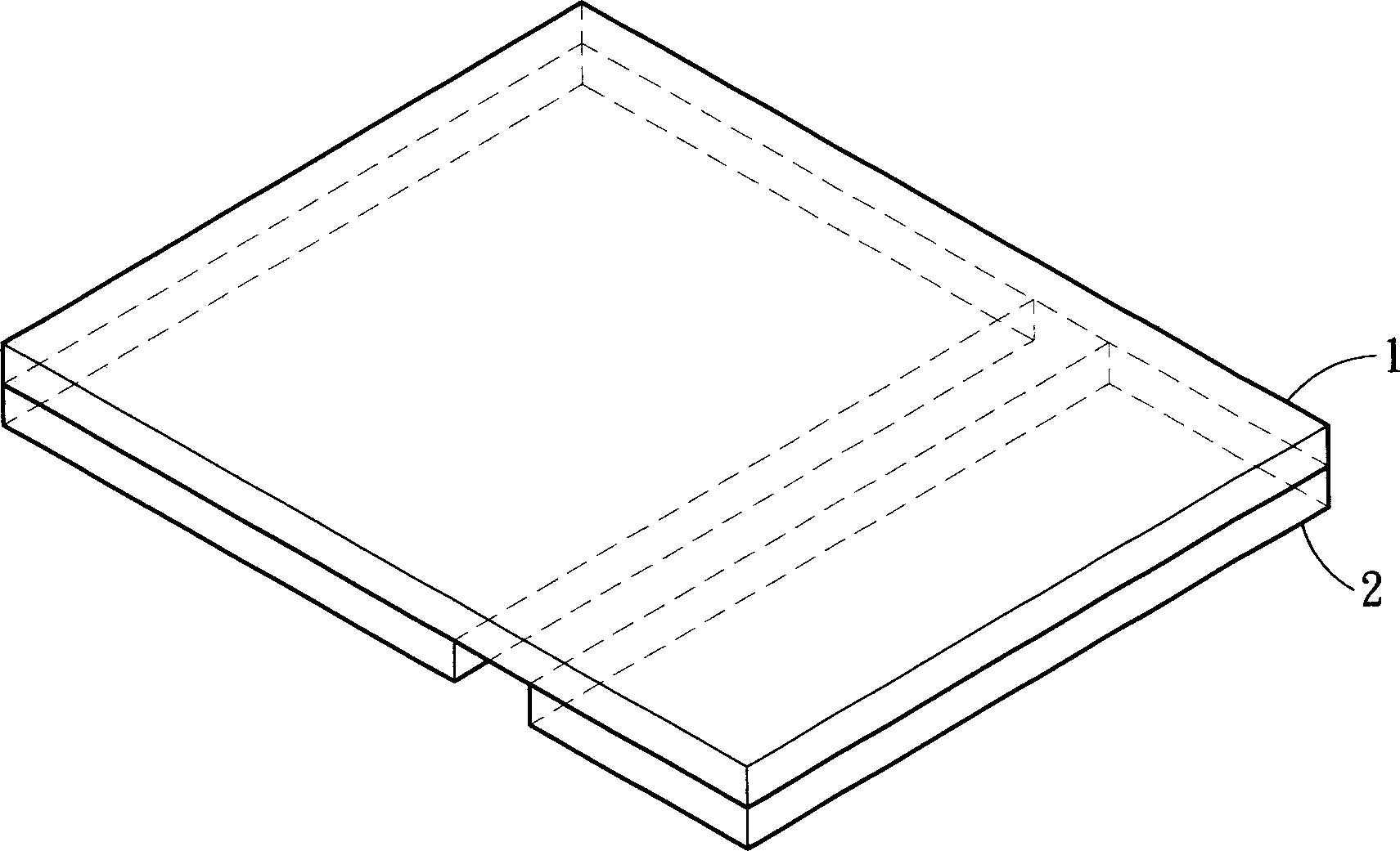 Contact-control board circuit lay-out of preventing generation of overlapping grain