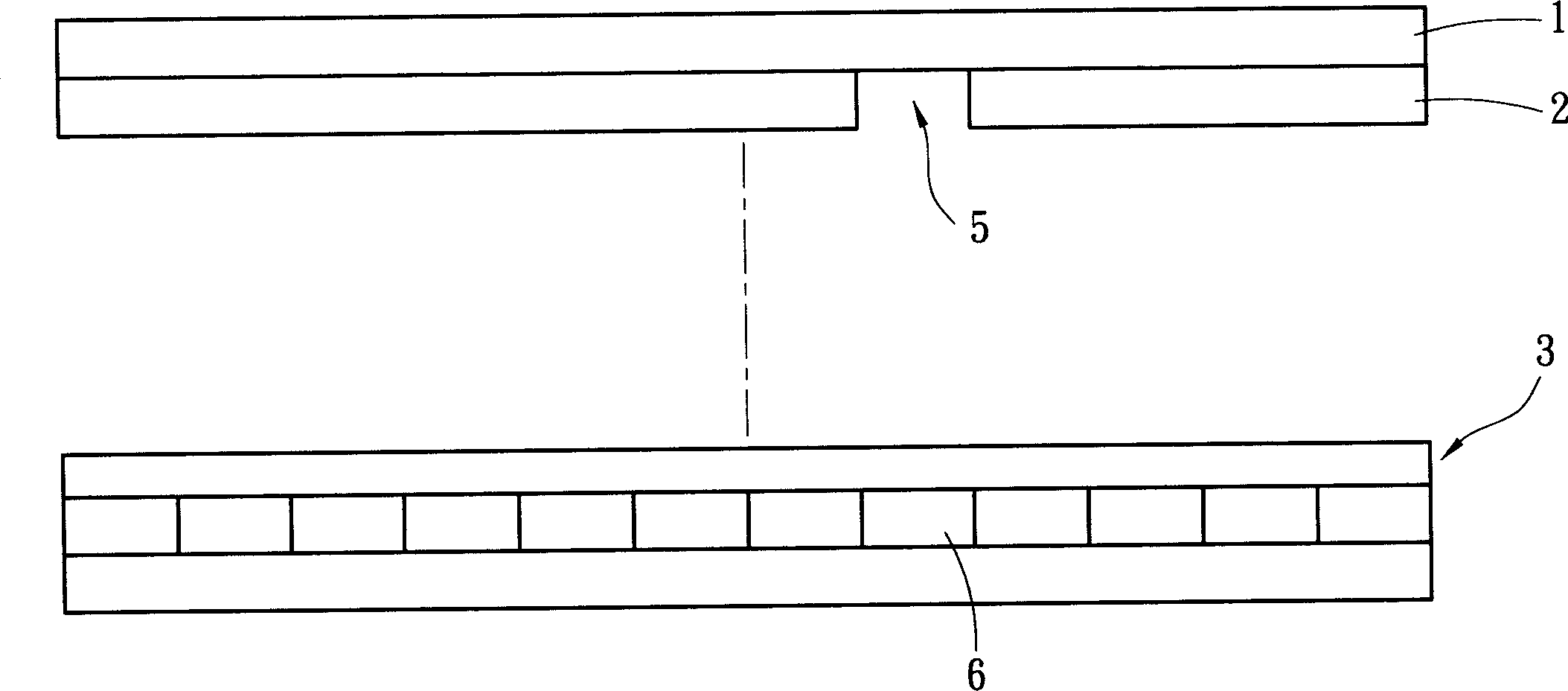 Contact-control board circuit lay-out of preventing generation of overlapping grain