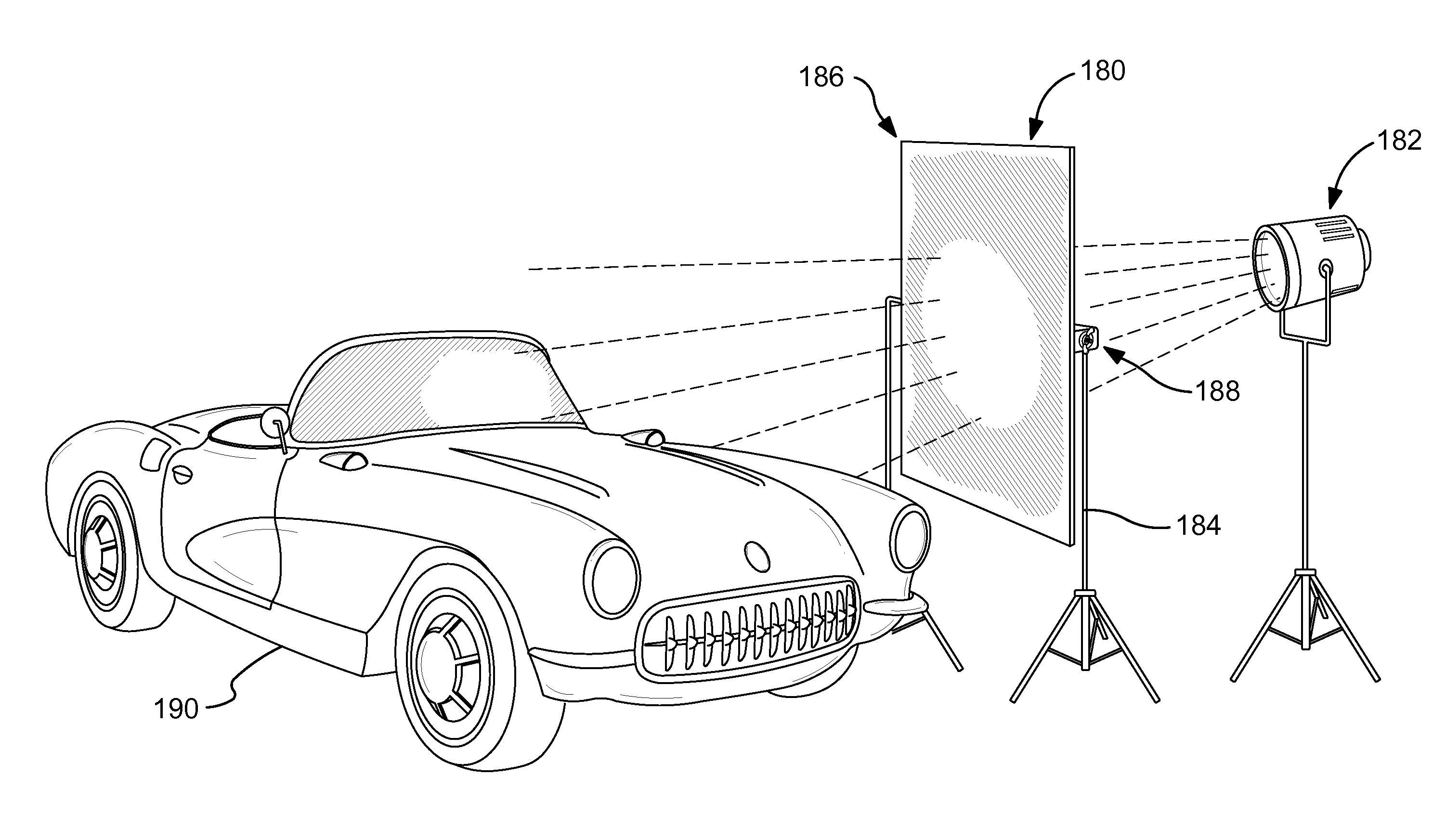 Control of emitted light from luminaire