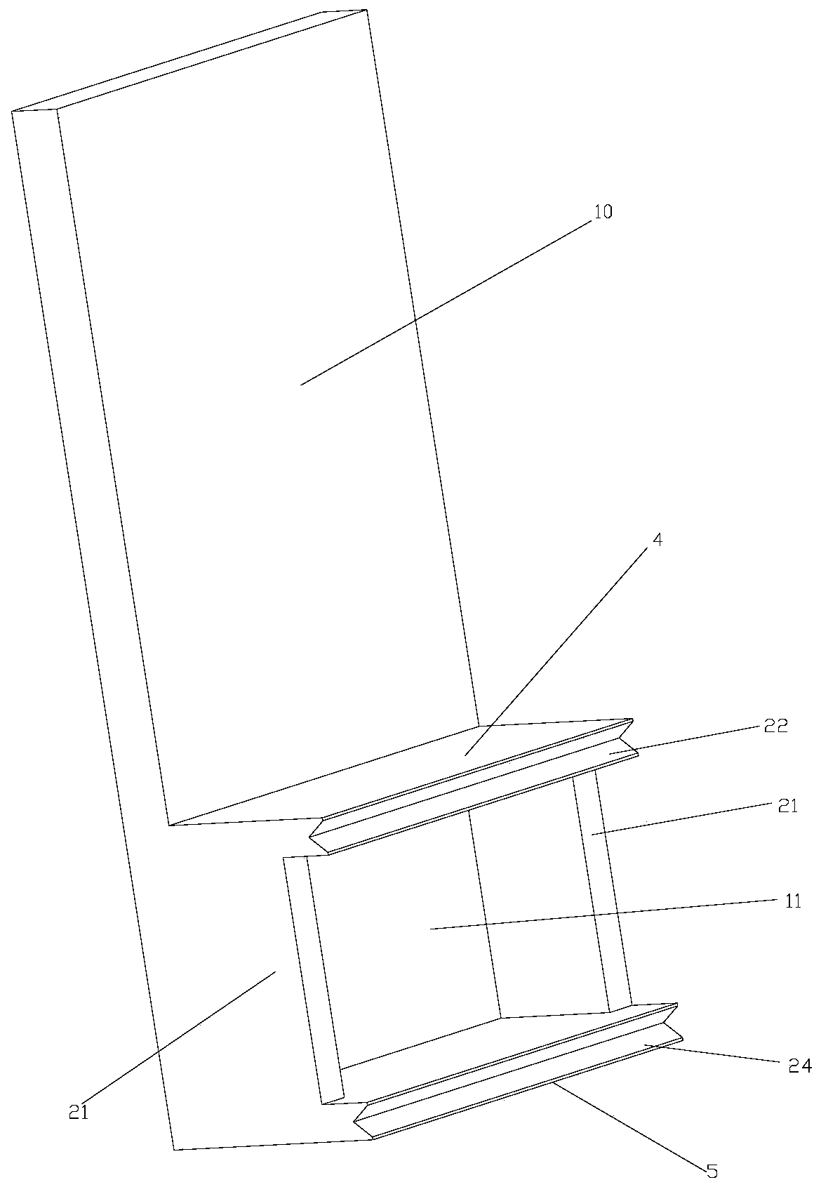 Feeding device for chemical reaction tank