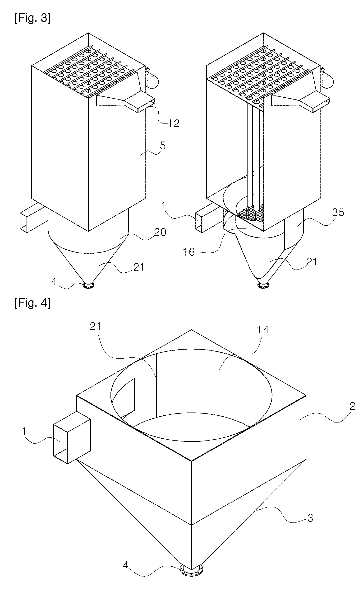 Modularized hybrid dust collector