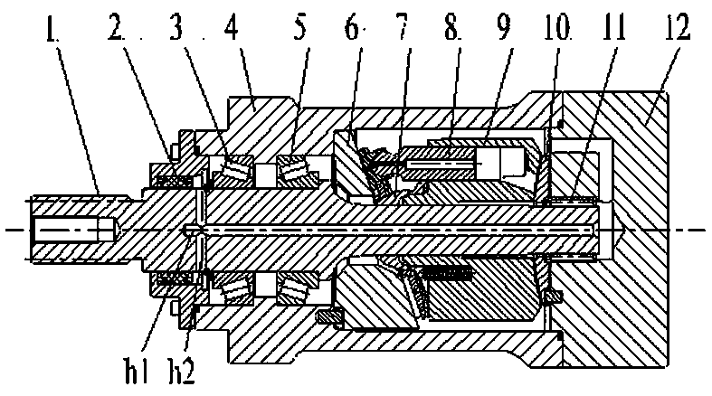 A swash plate hydraulic plunger motor or pump for submersion in water