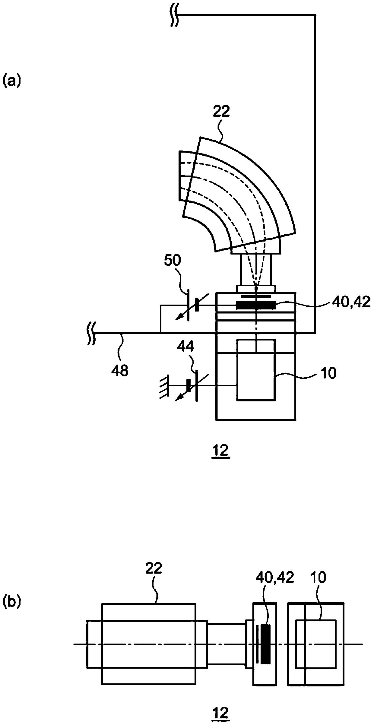 High-energy ion injection device