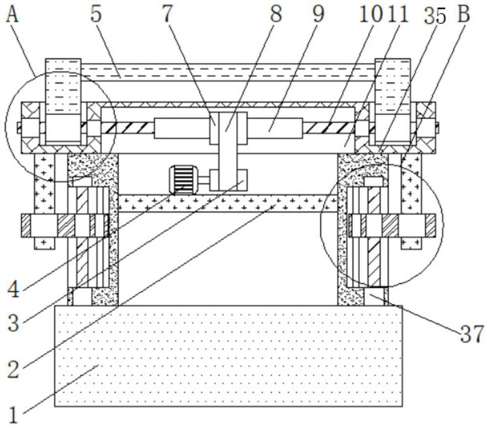 A NdFeB magnetic ring with a mounting structure