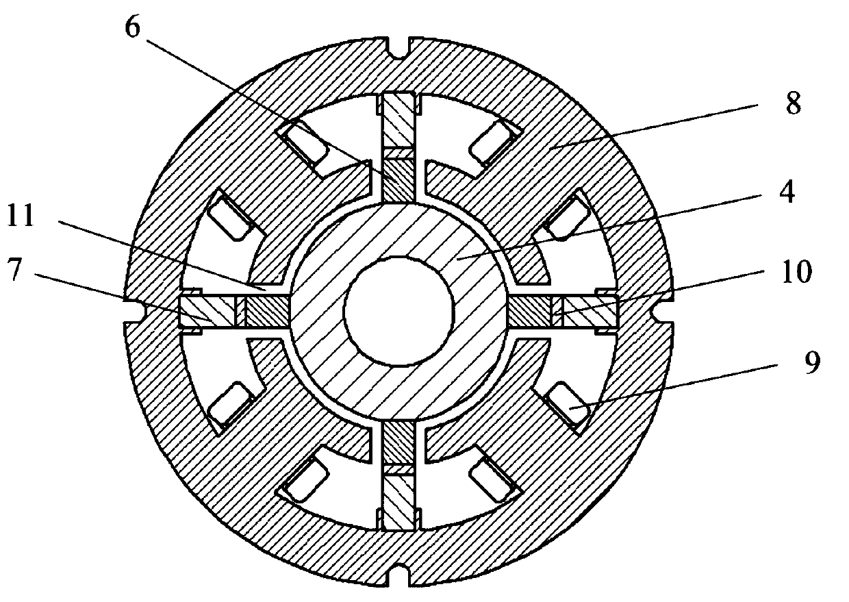 A torsional quasi-zero stiffness vibration isolator with adjustable negative stiffness and its control method