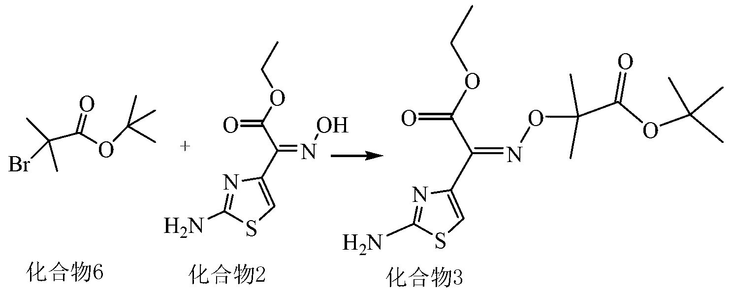 Synthesis method of new cephalosporin side-chain intermediate compound