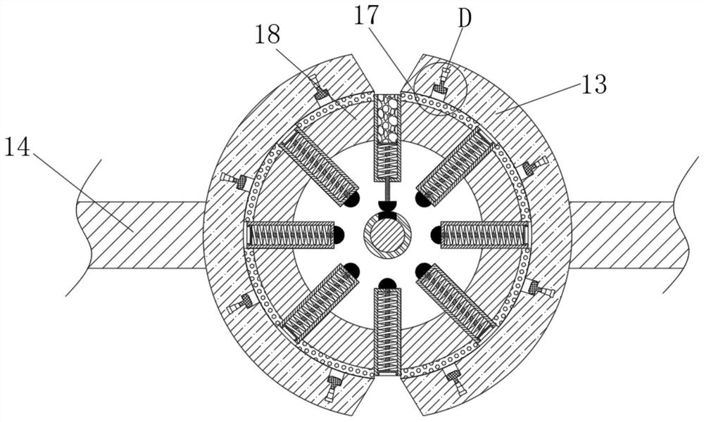 Air-drying treatment device after soil sampling