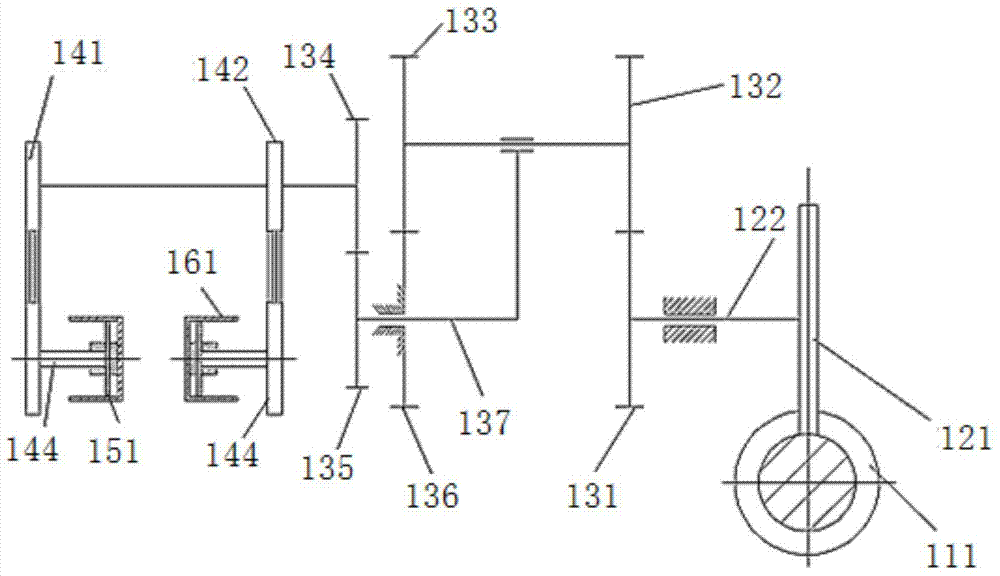 A fixed caliper disc type electronic parking brake and automobile