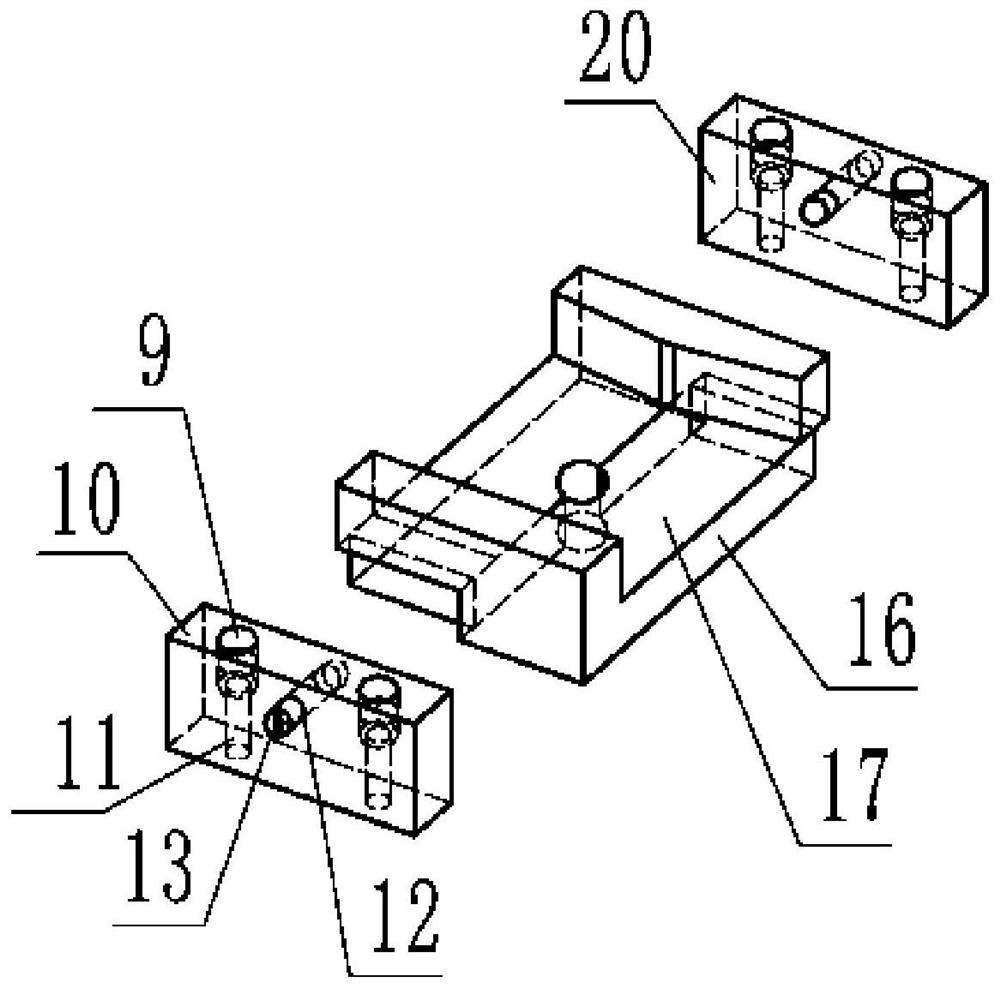 Radial positioning mechanism and radial position adjustment method of circular arc rolling guide rail