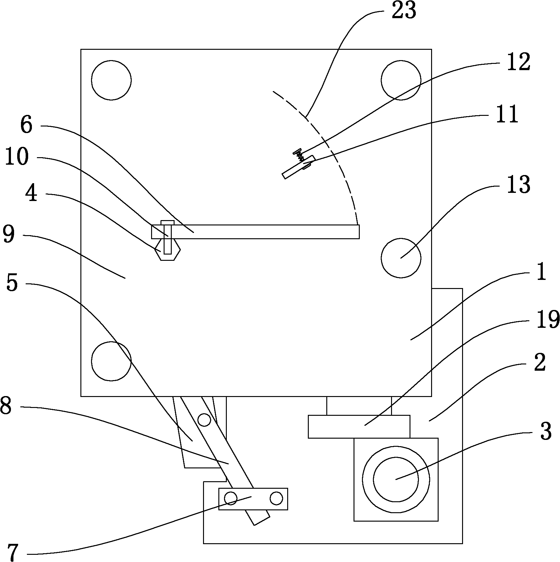 Wall-mounted waterworks moss cleaning machine