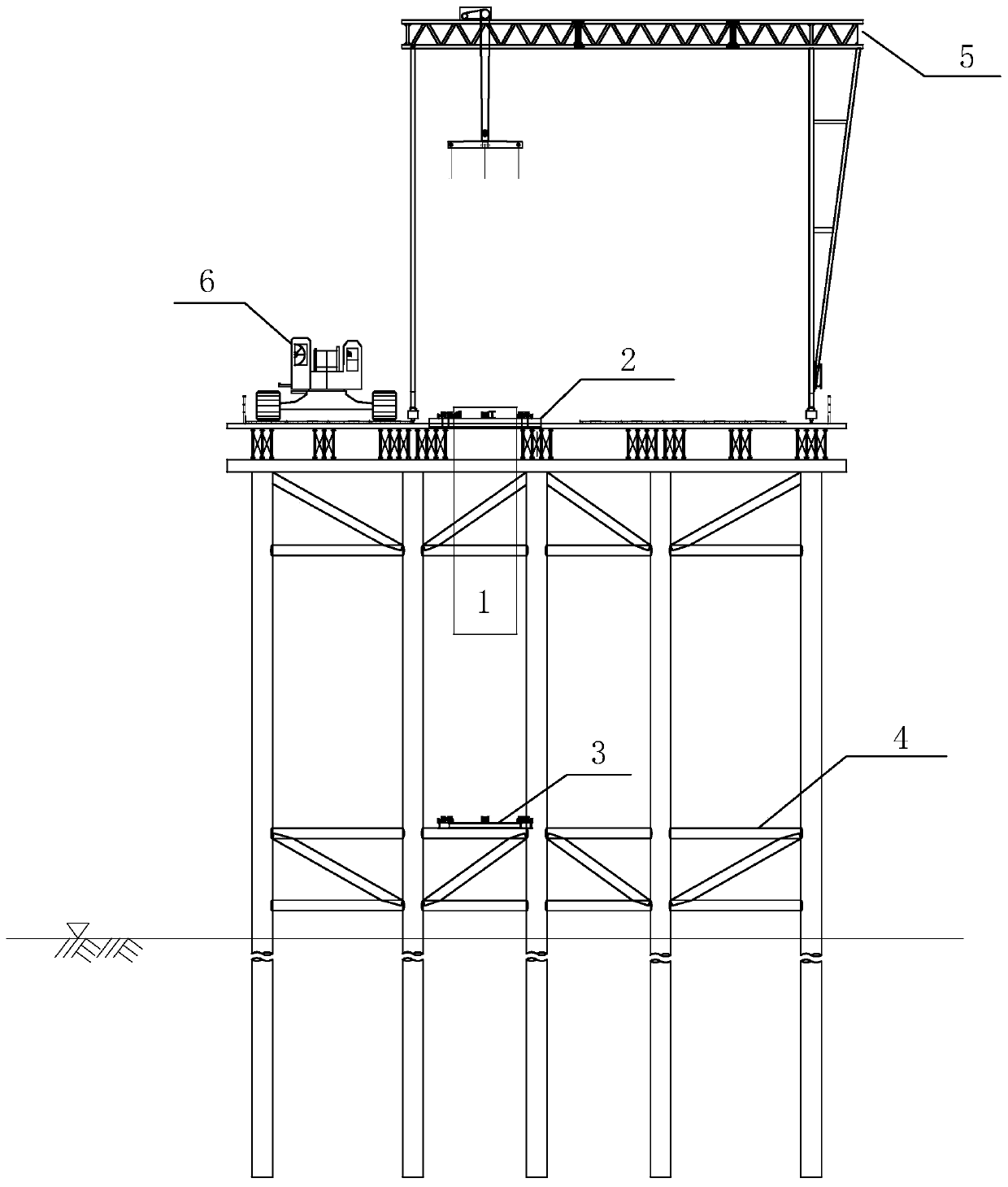 Method for sinking ultra-long large-diameter permanent steel protective cylinder