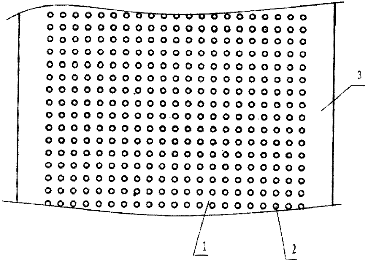 Geomembrane with double coarse surfaces