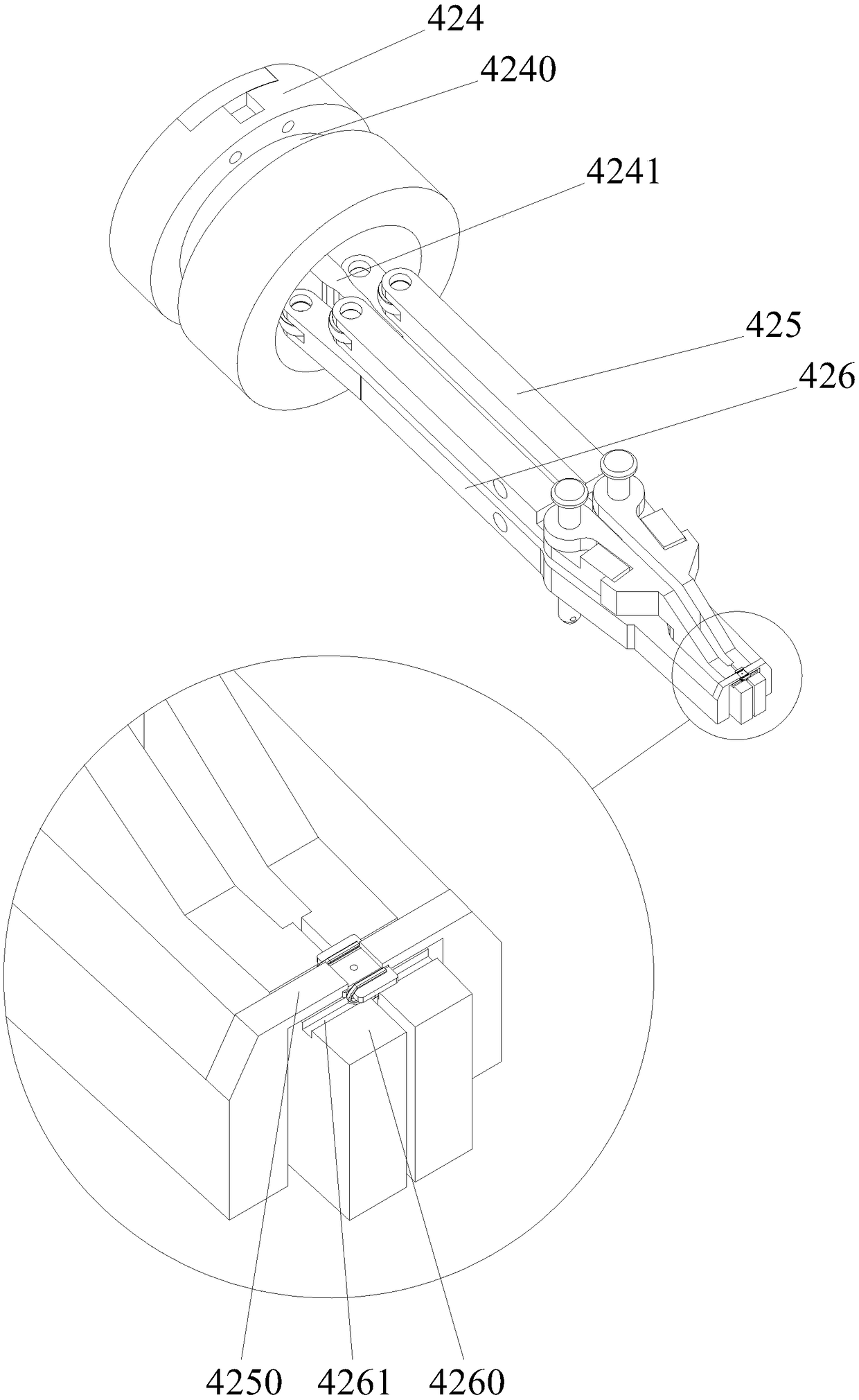 Inductor turn-over mechanism