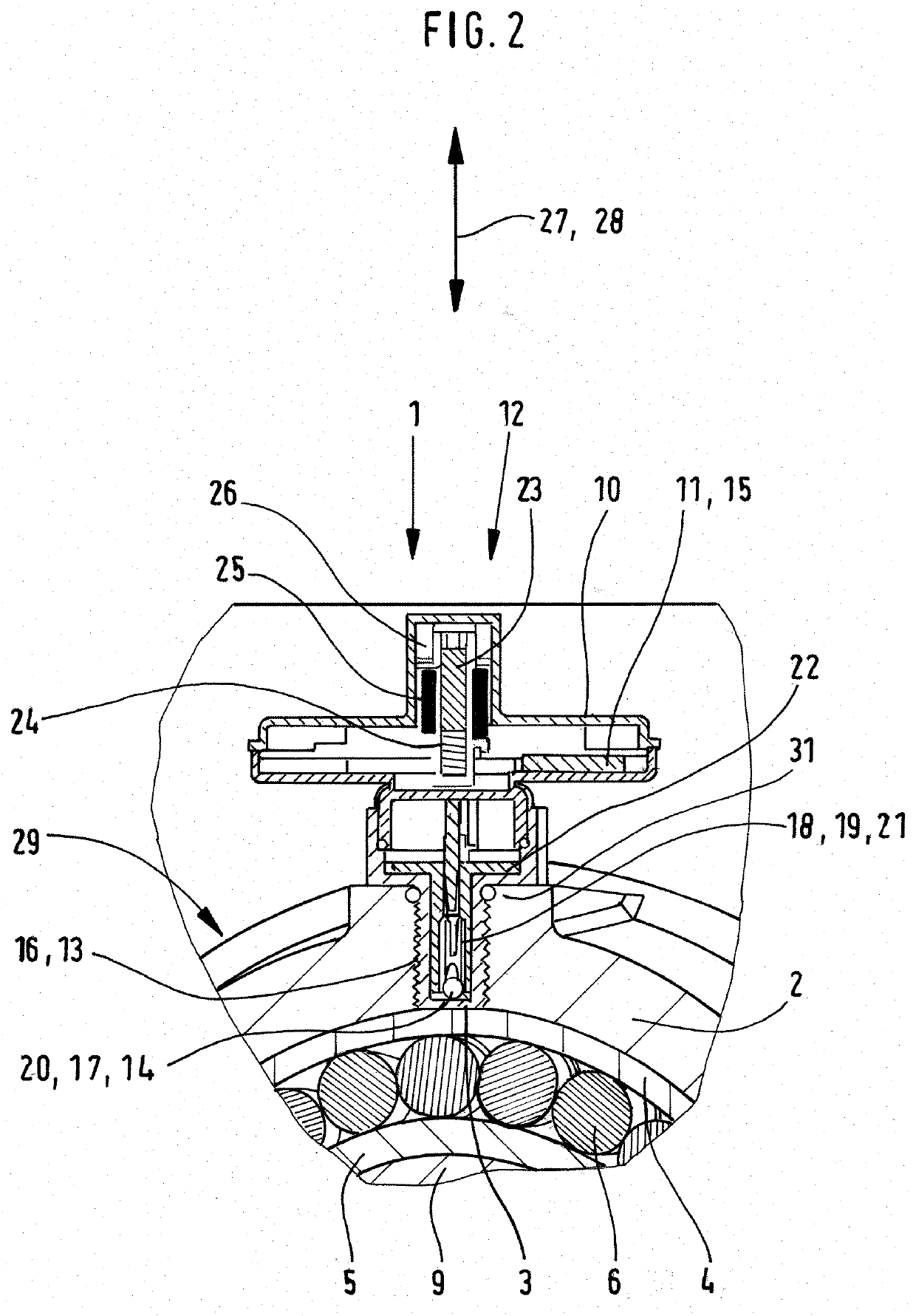 Device for Monitoring a Set of Bearings