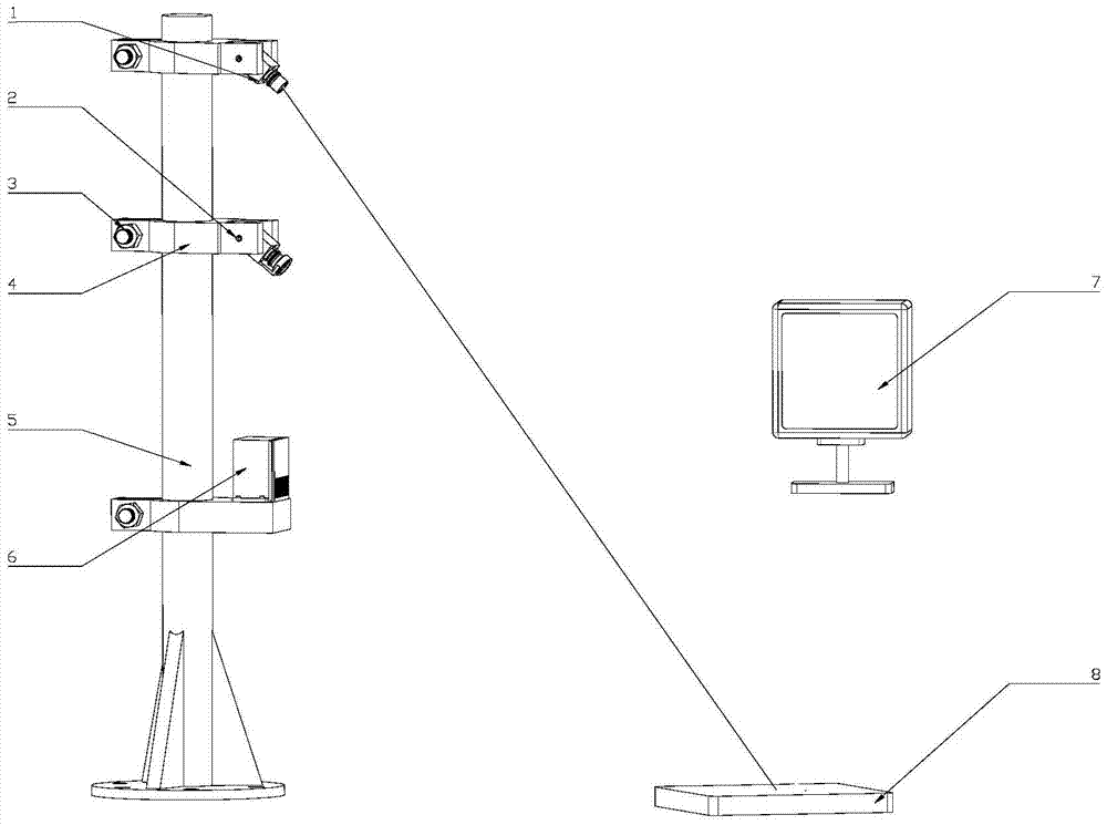 An image-based device and method for measuring railway snow depth