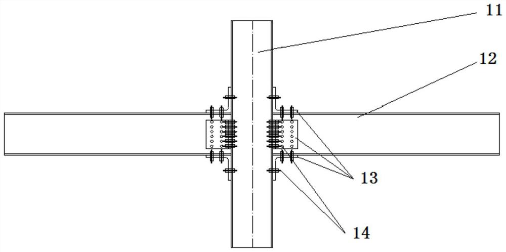 Aluminum alloy semi-rigid beam-column joints connected by ring groove rivets