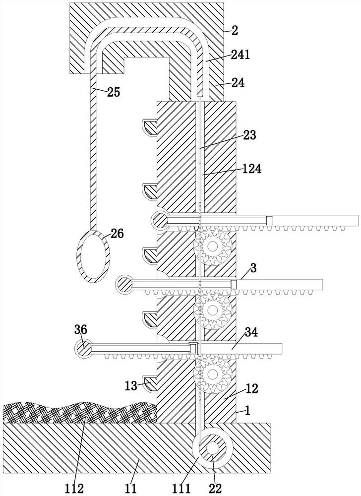 Safety protection device for vertical climbing of children