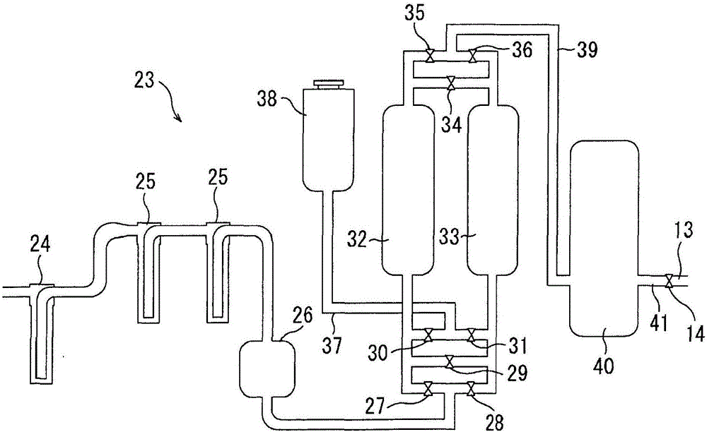 Nitrogen gas supply equipment for bulk carrier