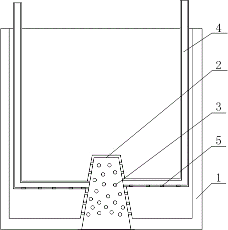 Breathable planting pot for blueberry seedlings