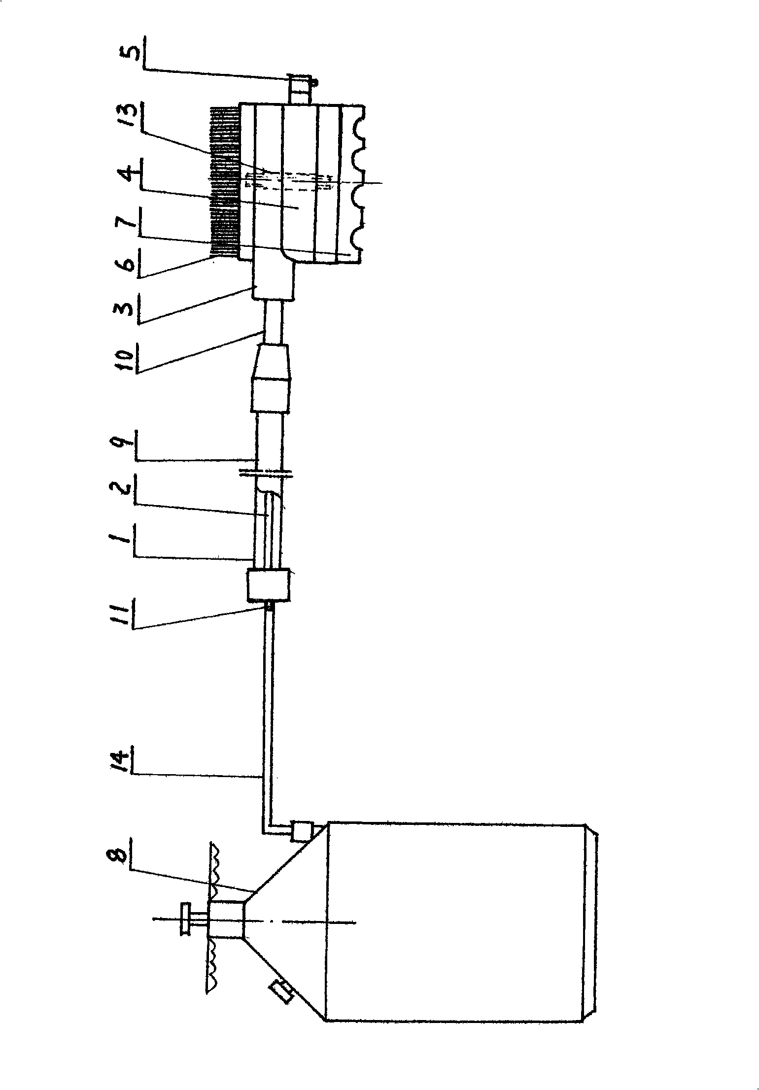 Automatic rotating water-injection double-face cleaning device