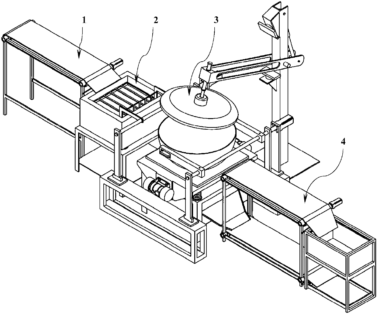 Waste PCB electronic component lossless automatic separating equipment and control method thereof