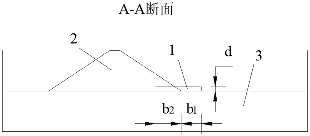 Annular flat plate structure for cofferdam slope toe protection