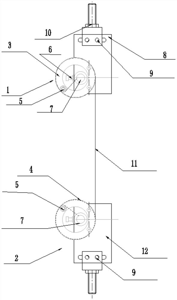 Flexible cable breaking force testing device and method