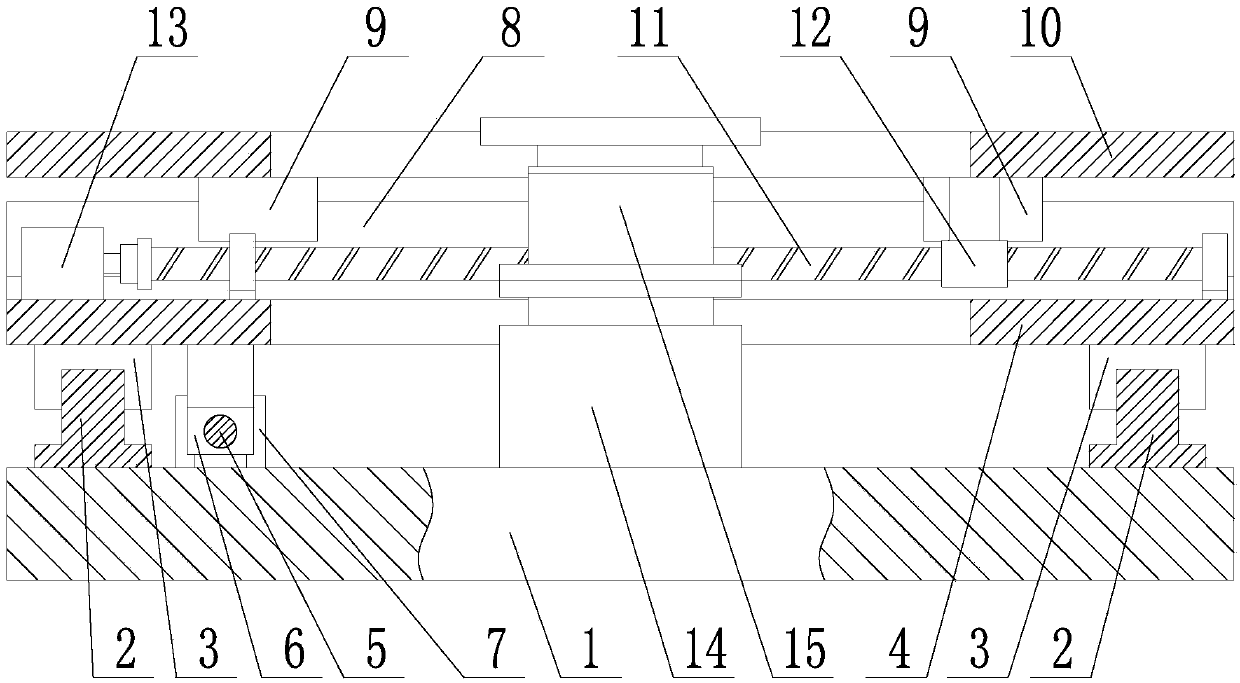 Auxiliary support device for processing large thin-walled components and using method