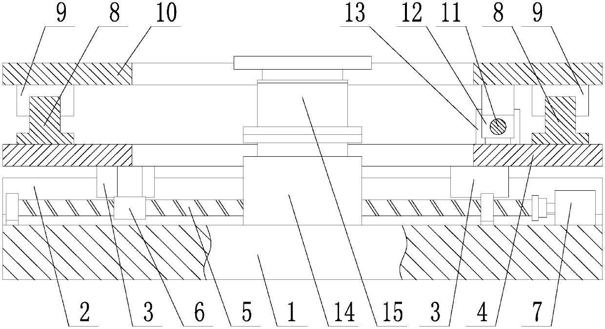 Auxiliary support device for processing large thin-walled components and using method