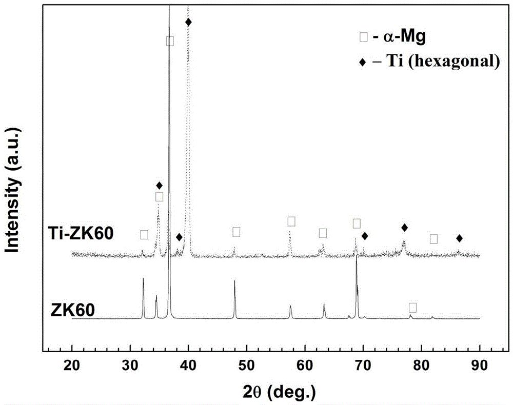 Method for modifying surfaces of biodegradable magnesium and magnesium alloy through titanium ion implantation and deposition