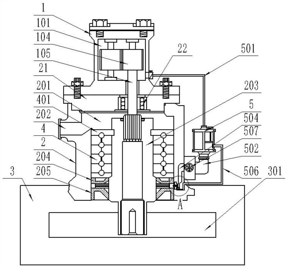 A fan self-lubricating bearing seat and self-lubricating method