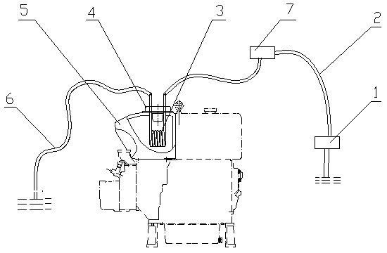 Cooling system for marine diesel engine