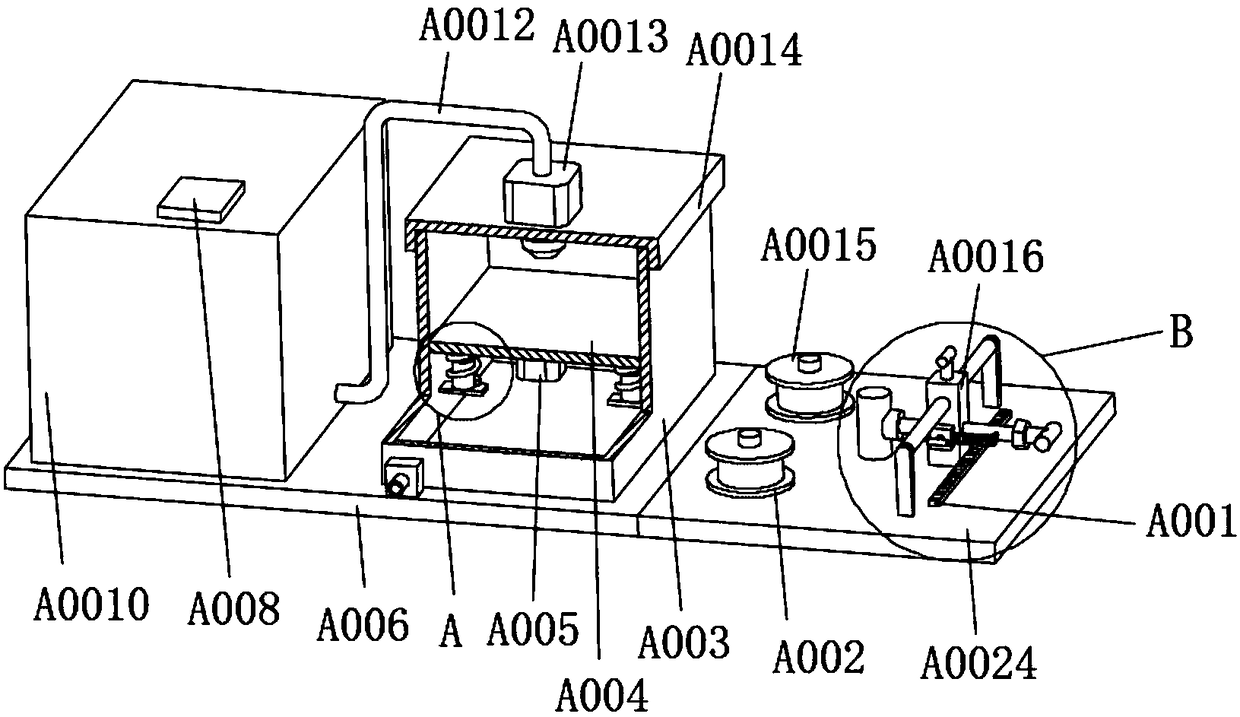 Steel plate pre-bending device having disinfection function and used for clinical surgery of orthopedics department