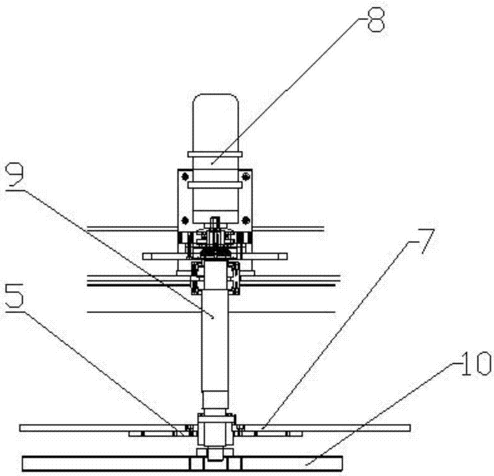 Disk type laser cleaning machine