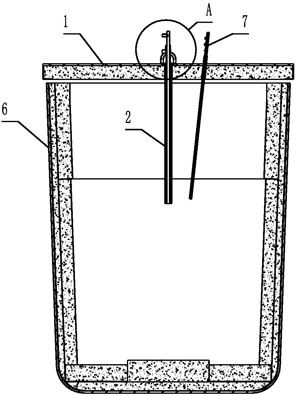 High-efficiency intelligent steel ladle baking device and application method thereof