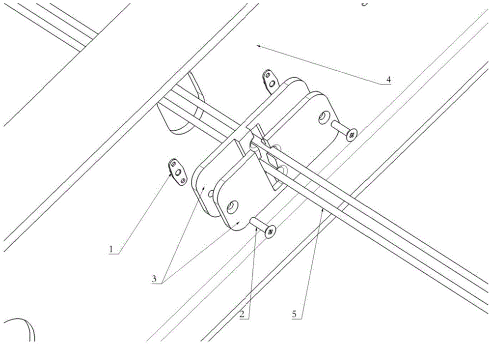 An aircraft steering cable guide