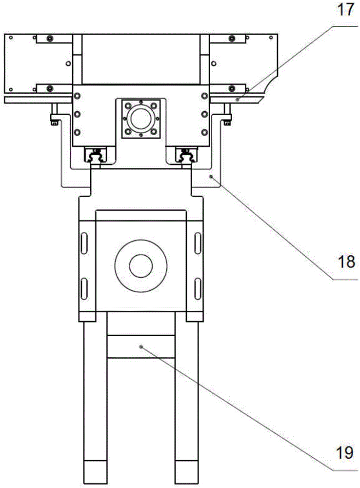 Intermediate packaging machine compression device for disposable absorbent articles