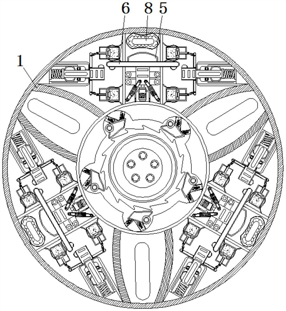 Environment-friendly polishing device for furniture board processing