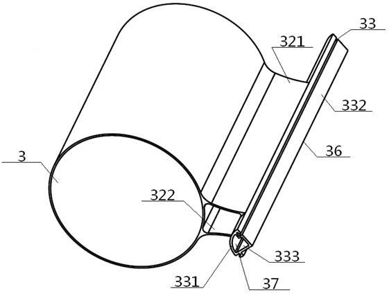 An interlocking aluminum alloy air storage cylinder assembly and manufacturing method thereof