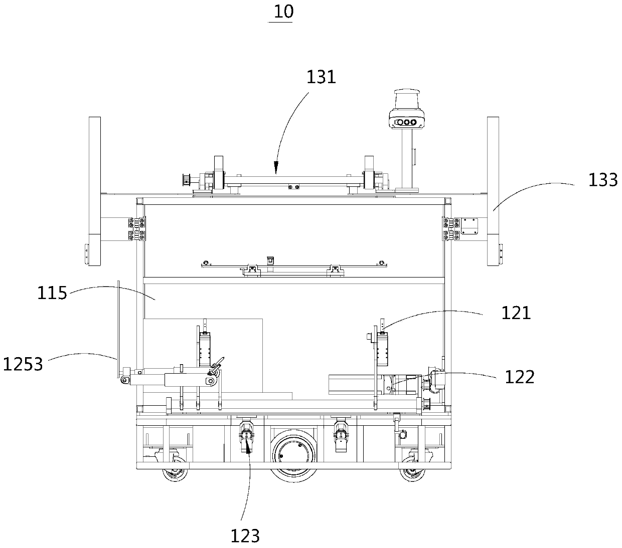 Wood floor laying robot