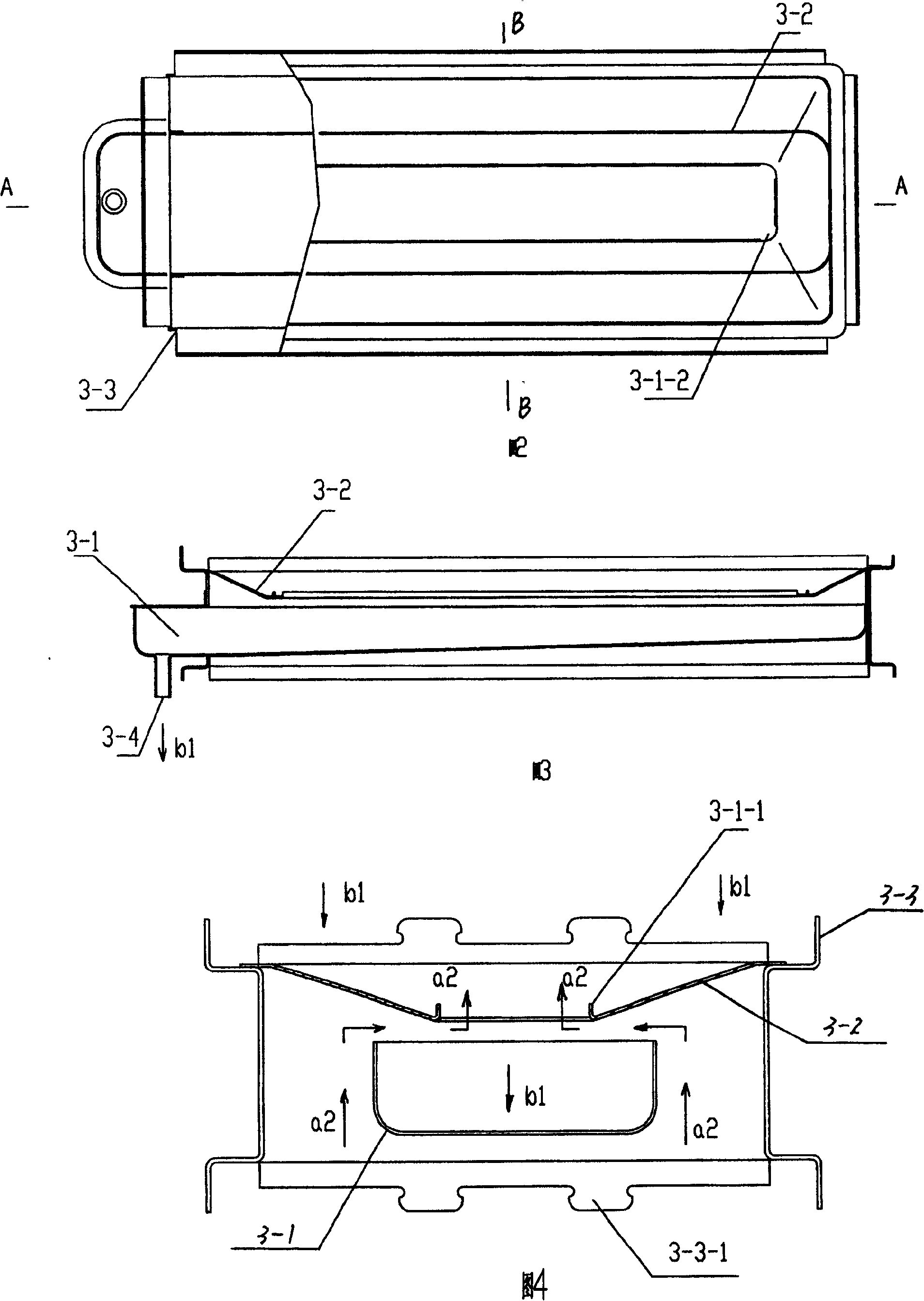 Condensing type water heater condensate water collecting device