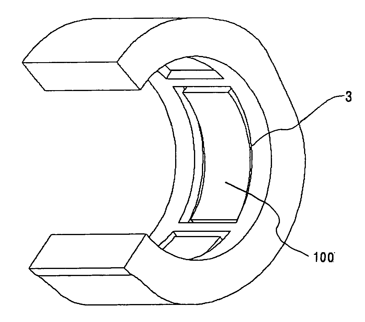 Hybrid hydro (air) static multi-recess journal bearing