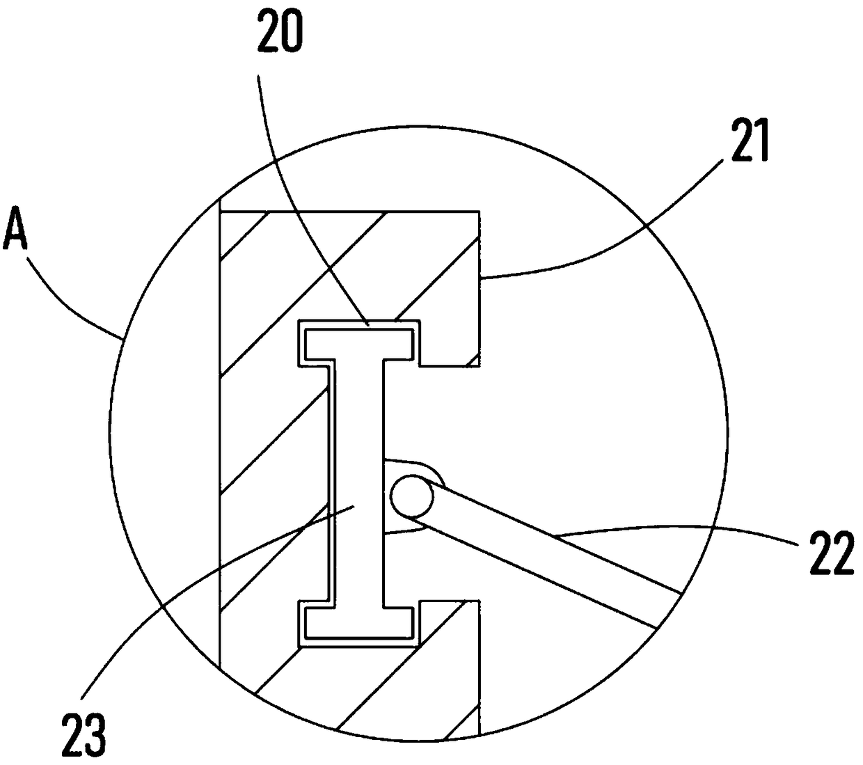 Efficient stirring reaction kettle for chemical production