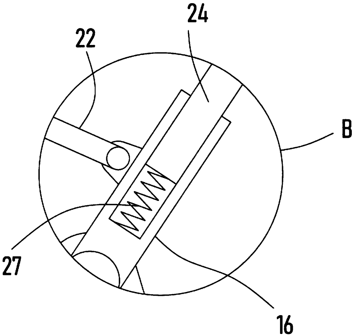 Efficient stirring reaction kettle for chemical production