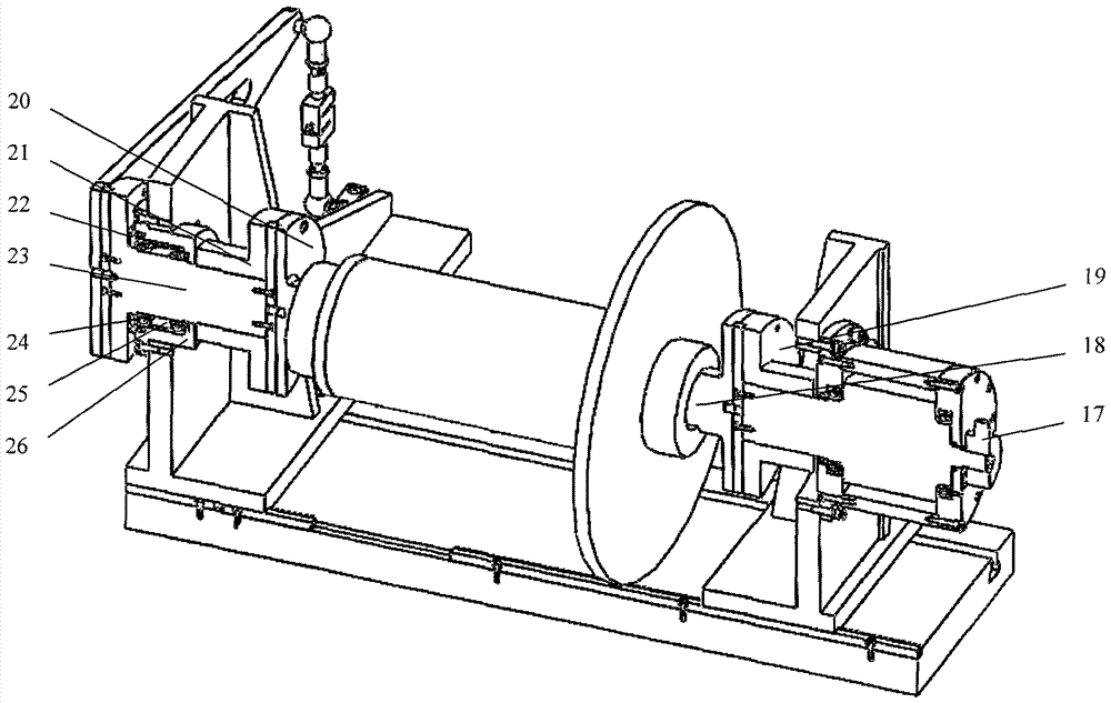 Wind turbine coupling slip torque calibration test bench and calibration method