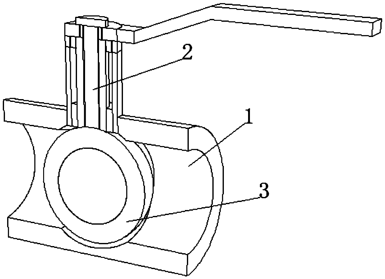 Anti-swelling ball valve