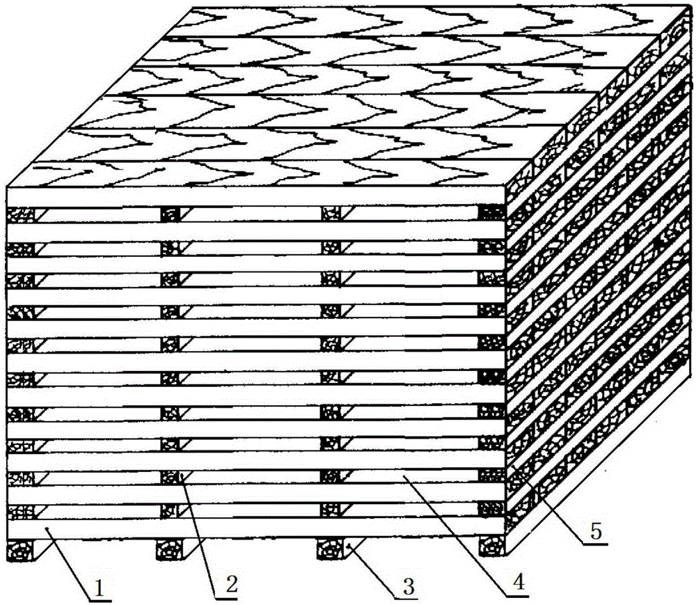 Drying method for pometia pinnata solid wood floor blanks