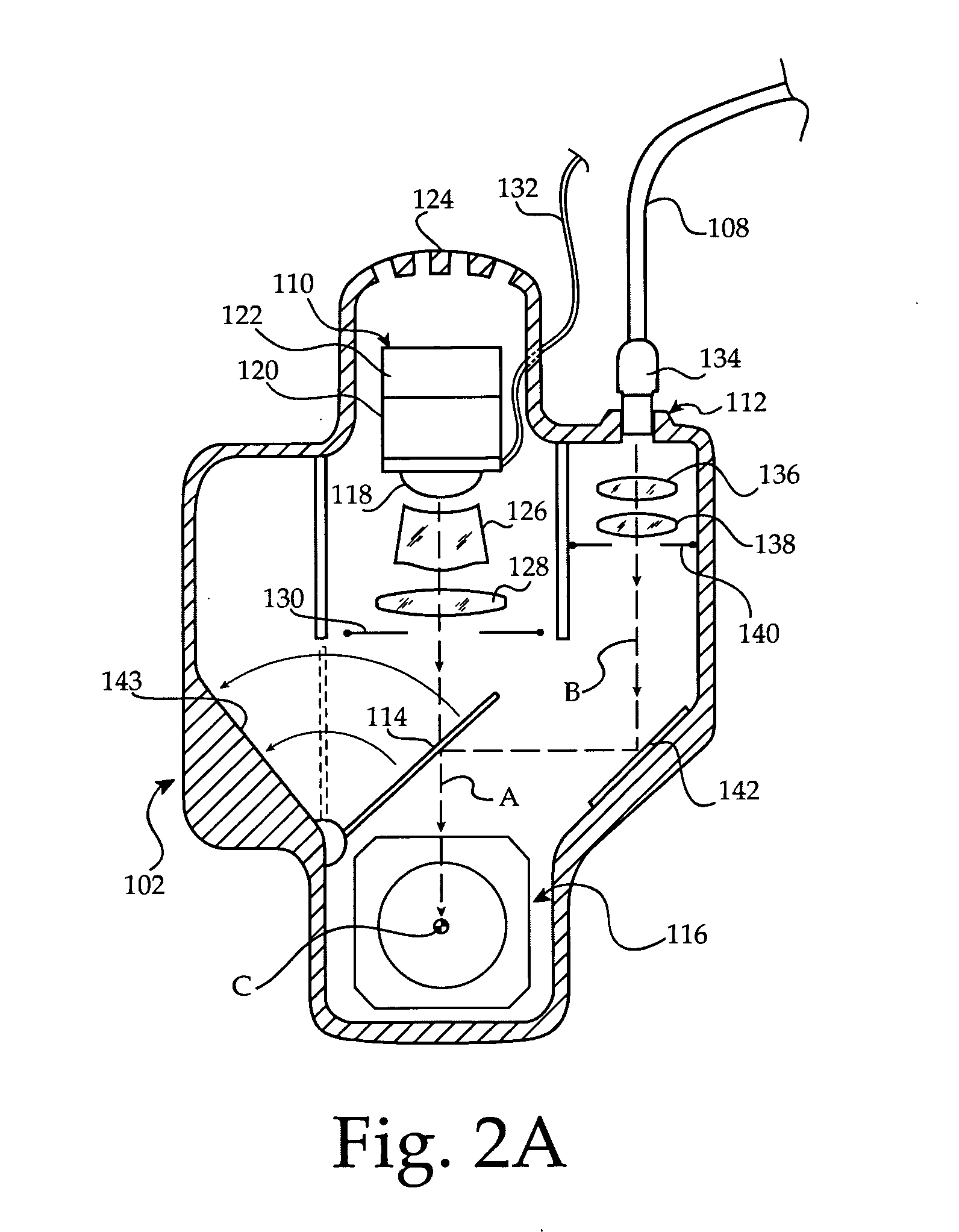 Hybrid surgical headlight system utilizing dual illumination paths and coaxial optics